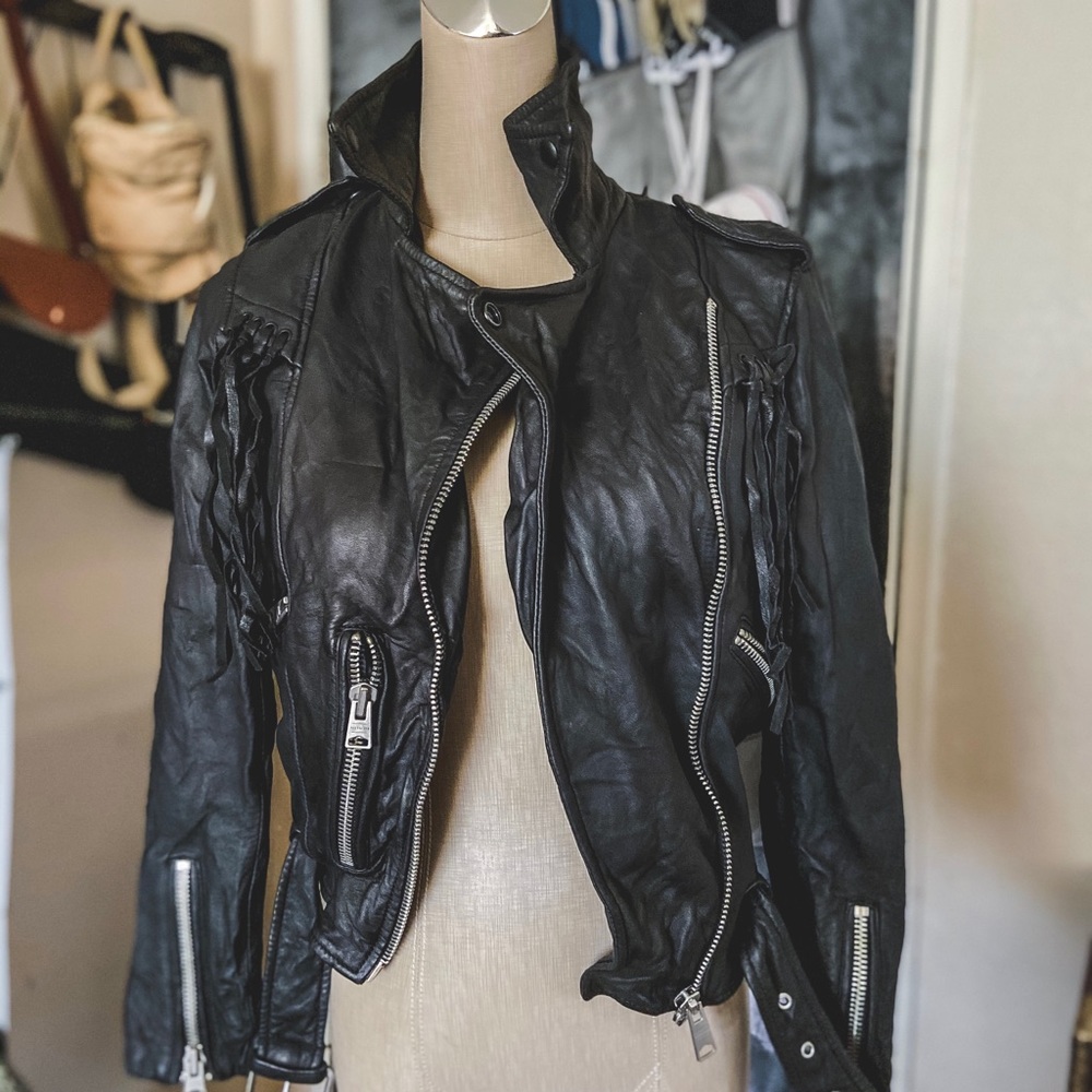 ALLSAINTS leather jacket